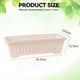 thumbnail image 2 of Maceta rectangular Maceta para hierbas Planta de interior Maceta de plástico para hierbas para decoración del hogar y balcón, 2 of 5