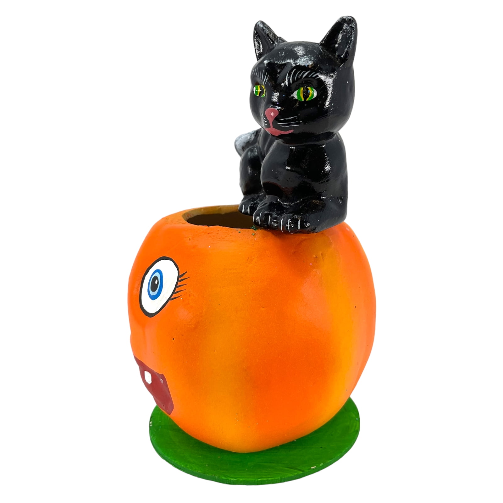 Ino Schaller Cat on Pumpkin Jack O Lantern - Thumbnail 3