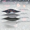 thumbnail image 6 of Floral 5x7 Area Rug Machine Washable Soft Print Boho Carpet Non Slip Low Pile Flower Area Rugs for Living Room Bedroom Dining Room Blue, 6 of 7