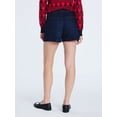 thumbnail image 3 of Free Assembly Women's and Women's Plus Patch Pocket Denim Shorts, 4" Inseam, Sizes 0-28W, 3 of 5