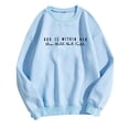 thumbnail image 5 of Women's Sweatshirts 2025 God Is Within Her She Will Not Fall Sweatshirt Christian Pullover Tops Sweatshirt for Women, 5 of 6