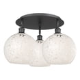 thumbnail image 7 of Innovations Lighting - White Mouchette - 3 Light Flush Mount In Modern, 7 of 7