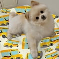 thumbnail image 4 of School Bus Soft Flannel Throw Blanket, Soft & Warm Fleece Blanket for Baby Children, Cozy Plush for Indoor and Outdoor Use, 40" x 50" Yellow, 4 of 6