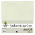 Parchment Sage Green Cardstock 12 x 12 inch 65Lb Cover 50 Sheets