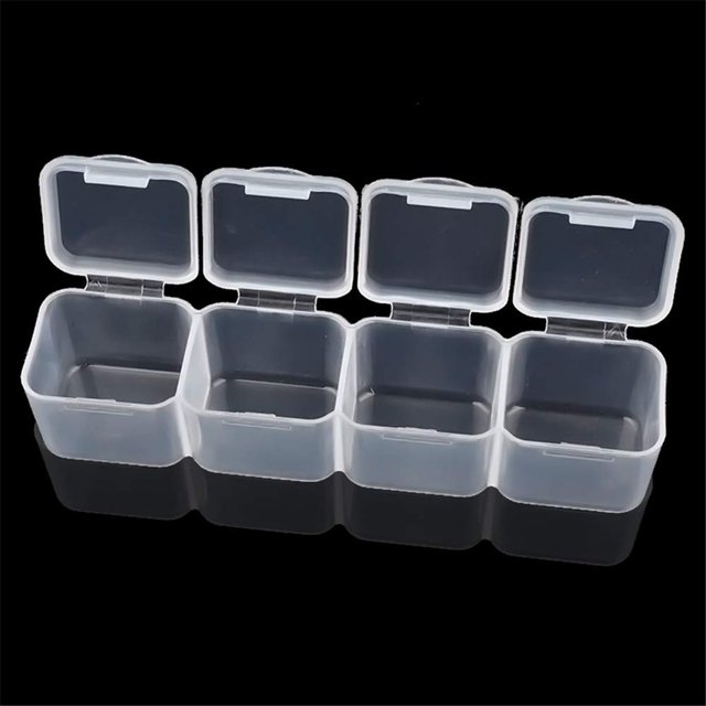 Nail Storage Box, Nail Decoration Box, Easy And Convenient For Classified Storage Of The Decorations Storing Nail Art Decorations