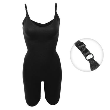 Vocoste Women's Shapewear Tummy Control Full Bust Body Shaper Briefs Bodysuit Butt Lifter Thigh Black Size L