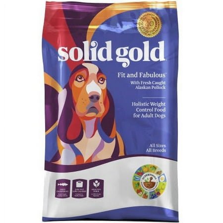 UPC: 0093766112049 | Solid Gold Alaskan Pollock Fit & Fabulous Dry Dog Food  4 lb
