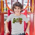 thumbnail image 3 of Tee Hunt Lucky Kid's T-Shirt St. Patrick's Day Funny Shamrock Paddy Patty Boys Girls Tee, Gray, Medium, 3 of 5