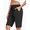 Black, variant on PPYOUNG Women's Bermuda Short Knee Lengh Comfy Drawstring Shorts with Pockets for Summer 2025