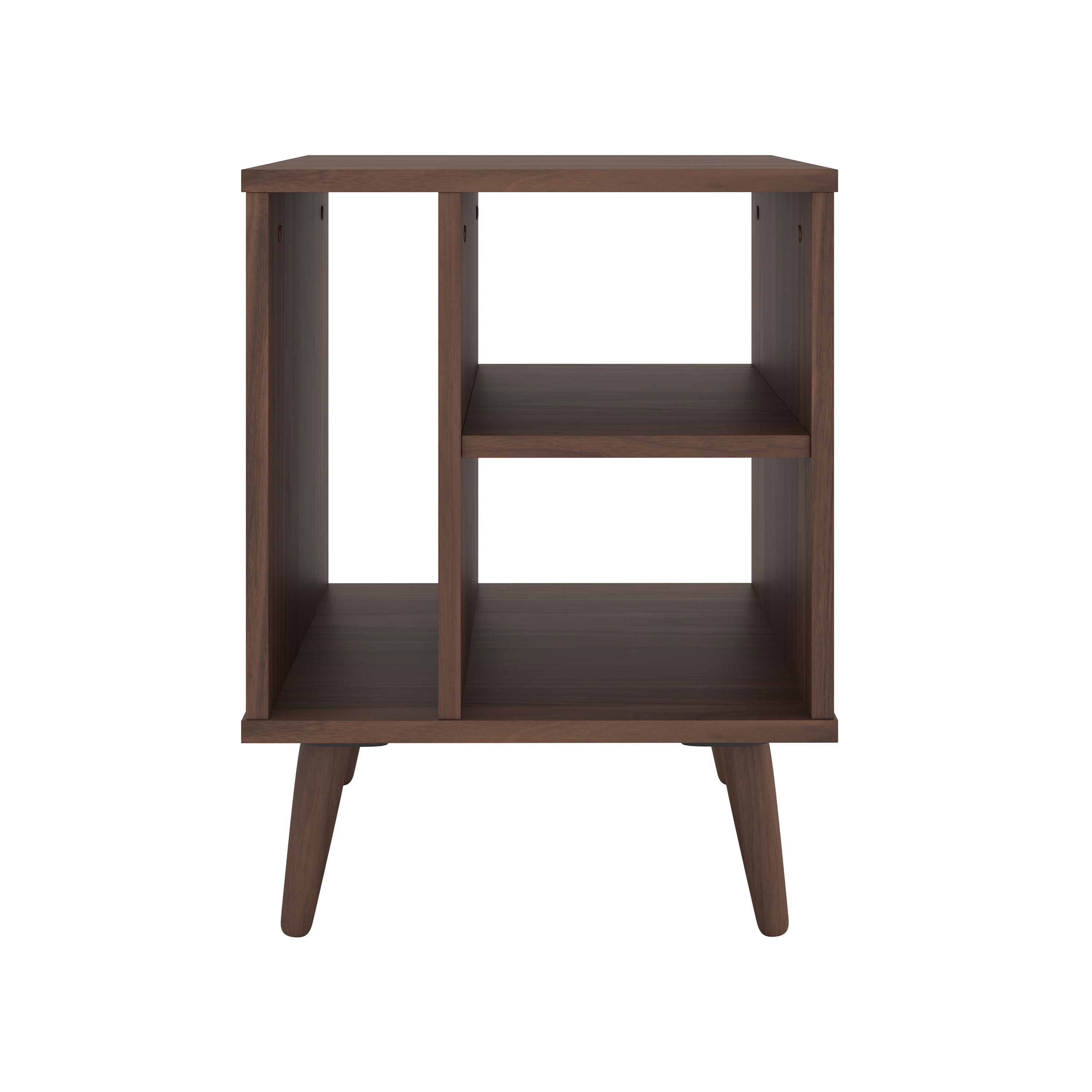 Boyd Sleep Warwick Mid-Century Modern Nightstand, Walnut