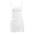 thumbnail image 3 of HBFAGFB Robes pour Femmes à Bretelles Ajustées Sans Manches Robe Simple et Polyvalente Vêtements d'Été Blanc Taille P, 3 of 7
