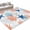 Blue, Orange, Teal, variant on 8'x10' Area Rugs, Starfish Coastal Indoor Outdoor Area Rug for Living Room Bedroom, Summer Beach Coral Shell Ocean Nautical Washable Bathroom Rugs Kitchen Floor Carpet Mats Home Decor Aesthetic