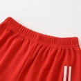 thumbnail image 4 of Fdqin Boys Shorts 4 Pcs Mesh Athletic Basketball Short Elastic Waist Workout Casual Jogger Short Activewear Grey Blue Red Black 5-6 Years, 4 of 9