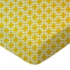SheetWorld Fitted 100% Cotton Percale Play Yard Sheet Fits BabyBjorn Travel Crib Light 24 x 42, Lemon Yellow Links