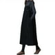 thumbnail image 5 of Nueva moda mujer de pana vestido vintage bolsillo correa casual otoño invierno flojo chaleco vestido Tomshoo Negro/M, 5 of 7