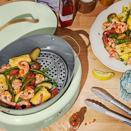 Beautiful 10 in 1, 6 Qt Electric Multi-Cooker, Sage Green by Drew Barrymore