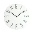 thumbnail image 1 of Reloj de pared silencioso, Shi Ying de alta calidad, funciona con pilas, redondo, fácil de leer, 1 of 6