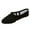 Black, variant on AnuirheiH Girls Dancing Shoes Ballet Elastic Band Dance Shoes Canvas Gymnastics Flats Split Sole Shoes