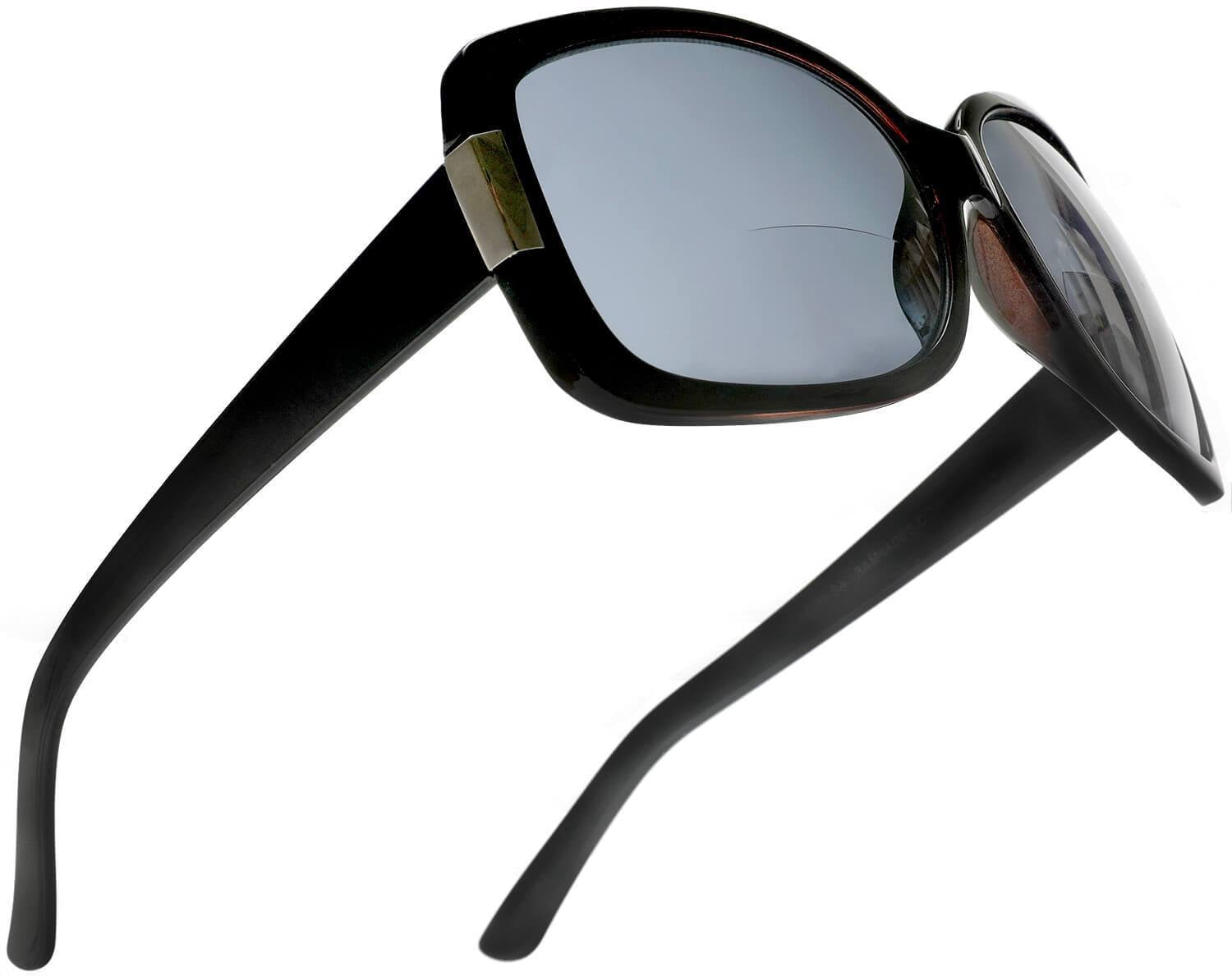 Women's BiFocal Sun Readers Sunglasses Jackie O Black - 3.5 / Black