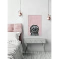 thumbnail image 5 of Sloth in Pink Floater Framed Painting Print on Canvas, 5 of 6