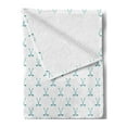 thumbnail image 2 of Golf Soft Flannel Fleece Blanket, Clubs Sticks Pattern Player Equipment Activity Recreation Stroke Play Graphic, Cozy Plush for Indoor and Outdoor Use, 70" x 90", Sky Blue and White, by Ambesonne, 2 of 5