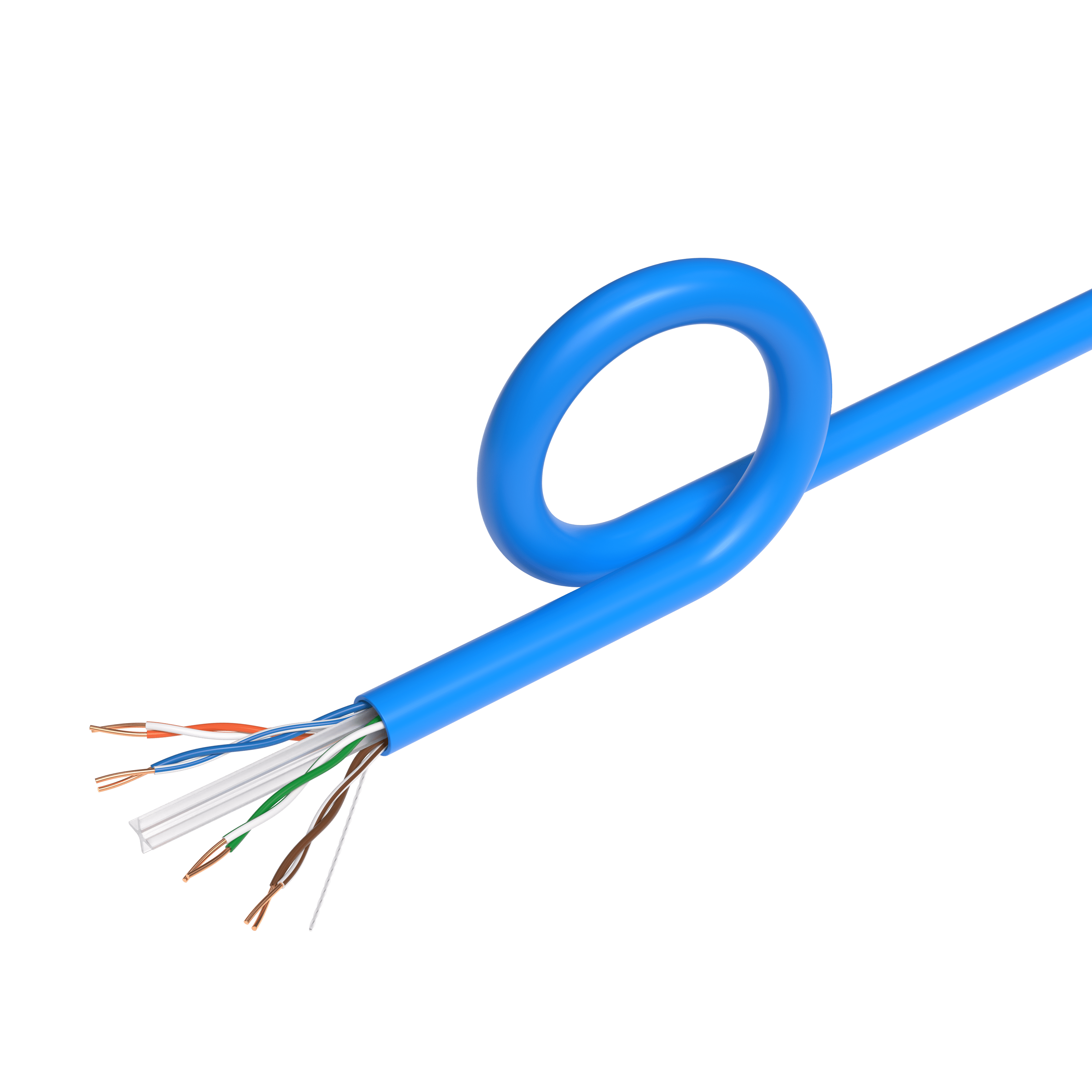 Cables Direct Online 500ft Cat6 Ethernet Cable Bulk – 23AWG Solid CCA UTP, Unshielded, 550MHz, Pull Box, LAN Network Wire, RJ45 Compatible, Indoor Use, High-Speed Internet, Blue