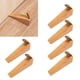 thumbnail image 3 of Tapón de la Puerta de Madera, Tope de Puerta de Puerta Brillante y Resistente Duradero Cuña 6 PCS de Madera Compacta Pequeña Para El Hogar, 3 of 7