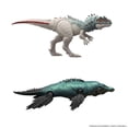 thumbnail image 6 of Jurassic World Gigantic Thrashers Liopleurodon Dinosaur Action Figure Toy, 2 Attacks & Evolve Feature, 6 of 6