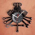 thumbnail image 5 of Personalized Car Repair Tools Wall Clock with LED Lights, Man Garage Wall Sign Decor Gift, Father'S Day Husband US Plug, 5 of 5