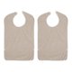 thumbnail image 1 of 2 piezas de ropa cubierta protectora de ancianos que come tela de tela para adultos para adultos, 1 of 6
