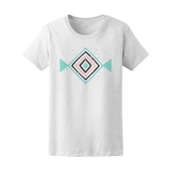 Abstract Geometric Pattern T-Shirt Women -Image by Shutterstock, Female XX-Large