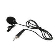 Mini Portable Clip-on Lavalier Hands-free 3.5mm External Screw Lock Jack Microphone Mic for Computer PC Laptop