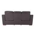 thumbnail image 5 of Titan Furnishings Modern Leather Upholstered Sofa & Loveseat Set in Brown, 5 of 18