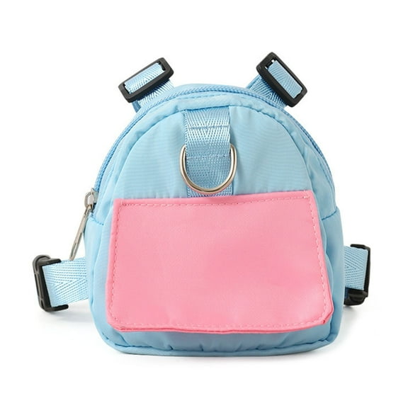Pet Backpack Bag with Tractions Buckle Convenient Bag for Small Medium Dogs Cats Perfect for Traveling Walking