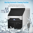 Rugerasy Commercial Ice Maker Machine, 260LBS/24H Stainless Steel Under