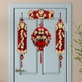 thumbnail image 4 of Spring Festival Couplets Chinese New Year Decorations for Wall Door New Year G, 4 of 6