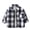 Dark Blue, variant on Baby Boys Girls Fall Winter Clothes Toddler Kids Unisex Plaid Flannel Long Sleeve Button Down Shirt with Chest Pockets Juniors Casual Top Shirts Size 9M-7Y