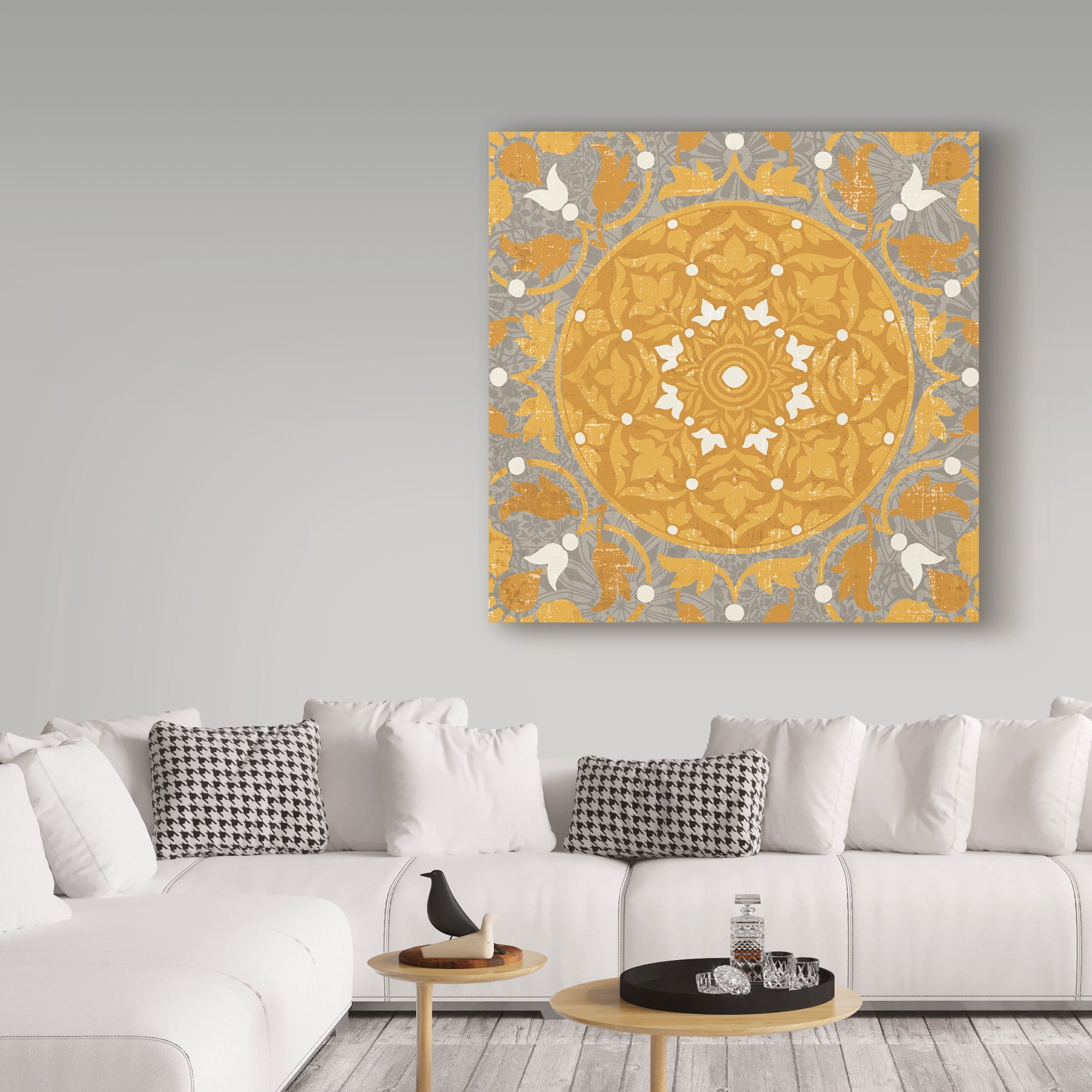 Trademark Fine Art 'Inspired India Yellow III' Canvas Art by Pela Studio