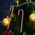 thumbnail image 2 of CNKOO 6Pcs/Set Christmas Cane Pendant 3D Effect Promote Ambience Colorful Surface Christmas Tree Hanging Candy Canes Ornaments for Home, 2 of 11