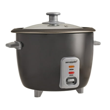 

Pots and pans8 Cup Rice Cooker For Any Size Meal Dishwasher safe Removable Pot and Lid Non-stick coating Blackcooking