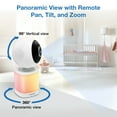 thumbnail image 5 of VTech VM7468HQ 7″ Digital Video Baby Monitor – Pan-Tilt-Zoom, Multi-Color Night-Light & 1,000 ft Range, 5 of 15