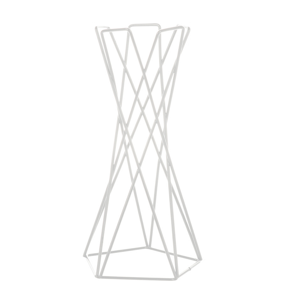 CAROOTU Rustic Irregular Flower Plant Pot Holder Geometric Metal Rack