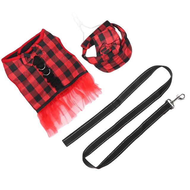 Pet Dress Harness Mini Pig Harness Pig Vest Harness with Leash Pet Pig Harness for Make Your Pet Different