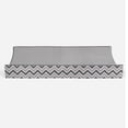 thumbnail image 6 of Bacati - Mix N Match Chevron/Dots Gray Neutral Quilted Changing Pad Cover, 6 of 22