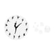 thumbnail image 5 of Reloj de pared,Reloj de pared con bailarina,reloj decorativo colgante.,Relojes de pared silenciosos Reloj decorativo de tiempo silencioso,Adhesivo de pared,Calcomanías de pared de peces para, 5 of 8