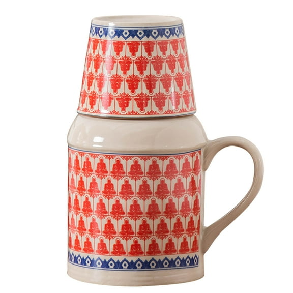 GAXIRE 1 Set Of Ceramic Pitcher For Drinks With Handle And Lid For Family Gatherings