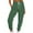 Green2, variant on Clearance! sweatpants women women's pants Women's Solid Color Casual Sports Tie Up Waist With Plush Sweater Material Pants Best Sale Beige