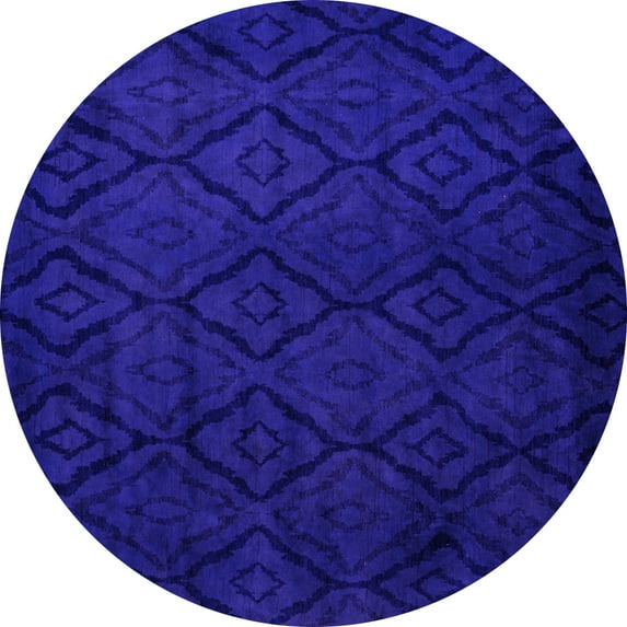 Ahgly Company Indoor Round Persian Pink Bohemian Area Rugs, 6' Round