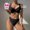 Black, variant on Dolkfu Womens Swim Suit Two Piece Scalloped Sexy Bikini Sets Push Up Cheeky Ruffled Bathing Suit for Curvy Women L