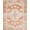 Terracotta Beige, Pattern 14, variant on ODIKA Vintage Oriental Medallion With Distressed Floral Border And Scroll Motifs for Playroom, Bedroom, Reading Nook, Pet Friendly & Kids Safe Play